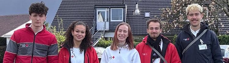 Von Links nach Rechts: Paul Steinert, Emily Cooper, Christa Bennett-Long, Cedric Louis Grudziak, Lukas Franz Schmidt